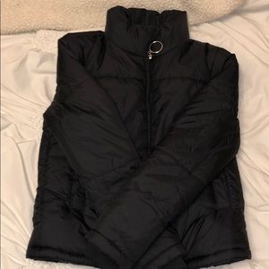 Black winter jacket